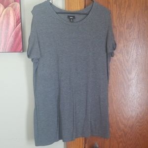 Mossimo grey open sleeve tshirt